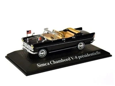 Staatskarosse 1961 Simca Chambord V8 de Gaulle Metall Modellauto 1:43 Norev - Bild 1 von 3
