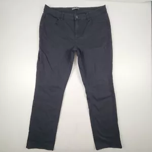 Jeanswest Jeans Womens Size 16 Black Curve Embracer Slim Straight Denim Stretch - Picture 1 of 13