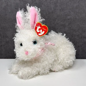 Ty Classic 2004 - Gorro Presto el Conejo Blanco Peluche Juguete Suave 8" - Con Etiquetas - Imagen 1 de 8