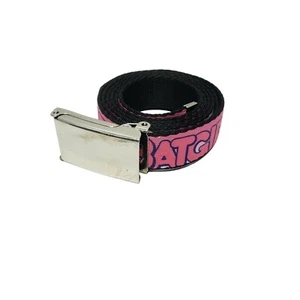 BD Buckle-Down Bat Girl Belt Girl's One Size Pink Cut to Size - Picture 1 of 6