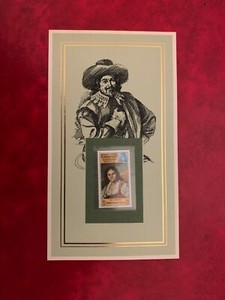 SOUTH ARABIA  HADHRAMAUT 1967 CARD IPS MNH ART FRANS HALS LA BOHEMIENNE 