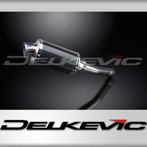 Suzuki GSX-R750 2004-2005 Delkevic Slip On 9" Oval Carbon Exhaust Muffler Kit - Bild 1 von 5