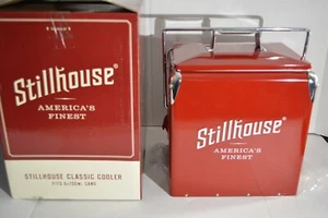 Stillhouse Classic Cooler NIB Red Metal Ice Beverage Cooler Stillhouse Whiskey - Picture 1 of 12