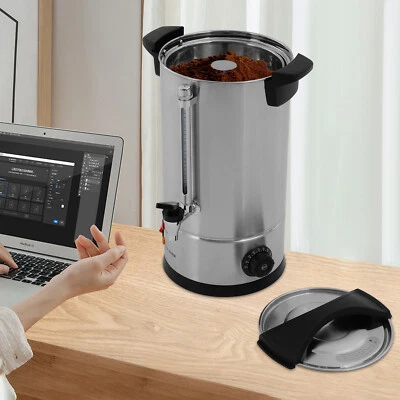 Coffee Urn 25L/6.6Gal Commercial Electric Stainless Steel Coffee Maker Office - Image 1 of 4