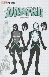 Domino #1 Design Trade Variant by David Baldeon UKNOWN COMICS - Picture 1 of 1