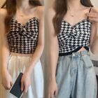 Spaghetti Strap Knitted Crop Top Vest Women Camisole for To