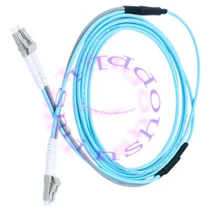 10M 10G OM3 Armored Cable Fiber Patch Cord LC to LC 3.0mm MM 50/125 Duplex - Afbeelding 1 van 1