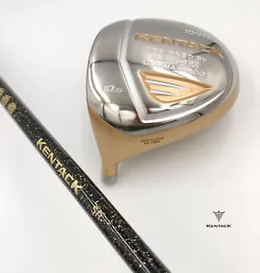 KENTACK JAPAN Left-Handed: KH555(Gold&Silver) 3KAMON(3Star)(HOMMA HIROO) DRIVER - Picture 1 of 9