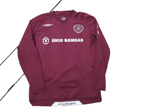Heart Of Midlothian football shirt Medium 2008 - 2009 Hearts Home Soccer Jersey - Picture 1 of 6