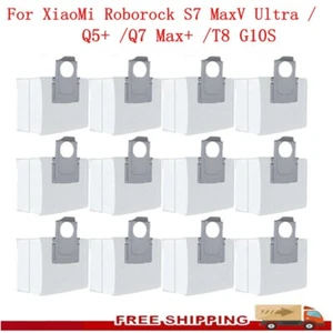 Sacchetto polvere per aspirapolvere robot XiaoMi Roborock S7 MaxV Ultra/Q5+/Q7 Max+/T8 - Foto 1 di 11