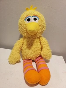 2014 Großer Vogel Sesamstraße Plüschpuppe 14 Zoll Stofftier gelb - Bild 1 von 5