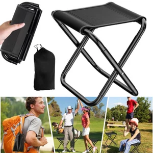 Camping Hocker Tragbarer Klapphocker Outdoor Mini-Klapphocker Kleiner Klappstuhl - Bild 1 von 14