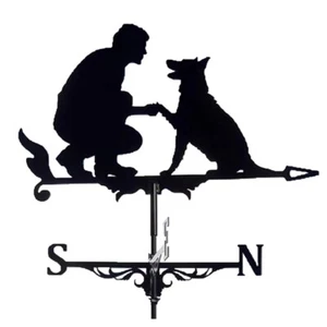 Traditional Styles Iron Weather Vane for Roof or Shed Wind Direction Decoration - Picture 1 of 8