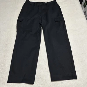 Original Dickies Hose Herren 34x29 schwarz Workwear Logo gerades Bein Taschen - Bild 1 von 10