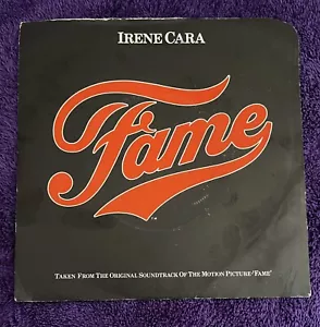 Fame Original Soundtrack of Motion Picture Irene Cara 7" 45 rpm Vinyl Record - Picture 1 of 4