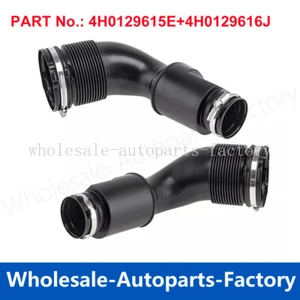 Par de tubos de manguera de admisión de aire del motor trasero izquierdo y derecho para Audi A8 D4 S8 4H 4,0 L - Imagen 1 de 11