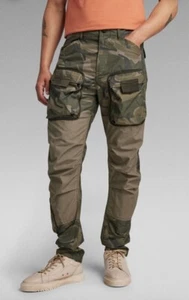 G-Star Raw Men's Regular Tapered Cargo Pants Green Brown $190 New - Picture 1 of 5