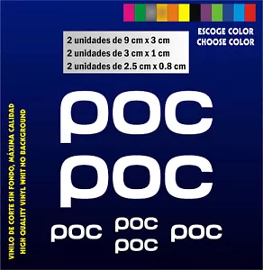 6 X PEGATINAS STICKER - VINILO - Snow - POC - AUFKLEBER - Vinyl - Helmet Casco - Imagen 1 de 14