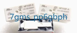 2 PIEZAS NUEVO HF115F-A 115-1ZS1 un juego conversión 5 pines 12A relé #A6-31 - Imagen 1 de 4
