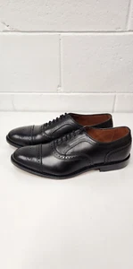 Allen Edmonds Strand Kappe Zehe Oxford Elegant Herren Leder Schwarz Schuhe, Größe 11.5D - Bild 1 von 13