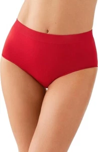 WACOAL 838175 EQUESTRIAN RED ~ B-SMOOTH FULL BRIEF PANTIES ~ SIZE XXL 2X - Picture 1 of 4