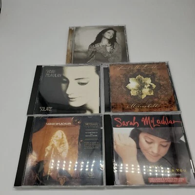 Sarah McLachlan 5 CD Lot Solace, Mirrorball, Freedom Sessions, Afterglow CUTOUTS Foto 1 de 4