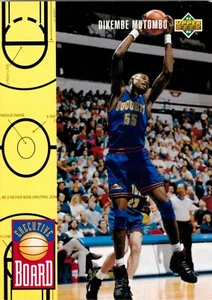 1993 DENVER NUGGETS NBA Card DIKEMBE MUTOMBO Upper Deck Executive Board - Picture 1 of 3
