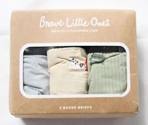 Brave Little Ones Toddler Boys Boxer Briefs 3-Pack ZG3 Multi Size XL 6-7Y NWT - Picture 1 of 3