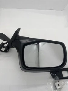 Fit System- 61032F Drivers Side Mirror for Bronco, F150 F250 F350 Black Chrome - Picture 1 of 11