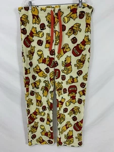 WINNIE THE POOH w/Hunny Pot~ DISNEY ~ Warm Fleece Pajama Pants SIZE XL - Picture 1 of 14