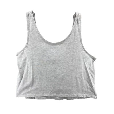 Camisa Topshop para mujer talla 8-10 gris anudada espalda cuello redondo sin mangas Foto 1 de 4