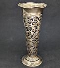 Vintage Frank Herschede Sterling Silver 9” Vase #158
