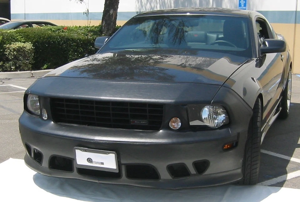 Colgan Front End Mask Bra 2pc. Fits Ford Mustang Saleen S281 2005-2009 W/O Lice - Image 1 of 1