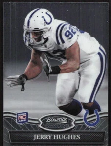 2010 Bowman Sterling #25 Jerry Hughes RC Indianapolis Colts - Picture 1 of 2