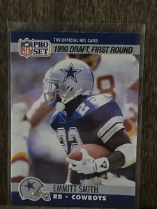 Emmitt Smith 1990 Pro Set Rookie Card RC #685 Dallas Cowboys HOF AA - Picture 1 of 2