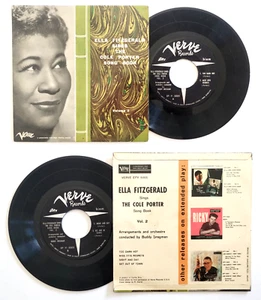 7"45 Ella Fitzgerald Sings The Cole Porter Song Book Volume 2 Italy Soul R&B - Foto 1 di 1