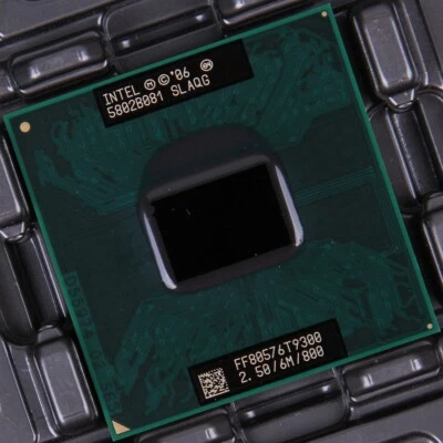 Intel Core 2 Duo Mobile T9300 SLAQG SLAYY 2.5 GHZ 6MB 800MHZ CPU Processor - Image 1 of 4