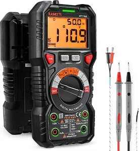 KAIWEETS Digital Multimeter TRMS 6000 Counts Ohmmeter Auto-Ranging Fast Accurate - Picture 1 of 7