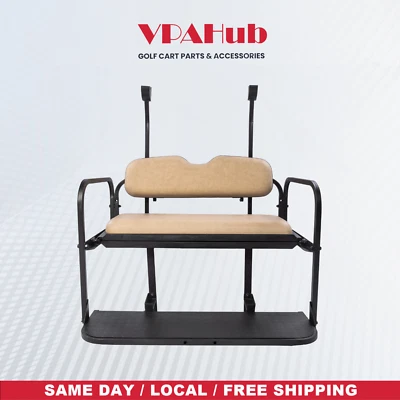 VPAHub Club Car Precedent Tempo Flip Folding Beige Seat Kit - Image 1 of 4