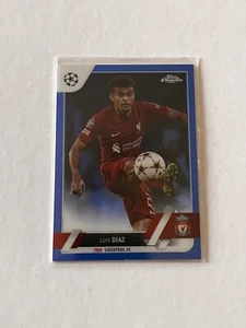 Luis Díaz - Blue /150 - Topps Chrome 2022/23 - Liverpool - Foto 1 di 2