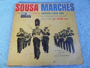 THE AMERICAN LEGION BAND SOUSA MARCHES LP RECORD ALBUM DECCA DL 8368 - Foto 1 di 14