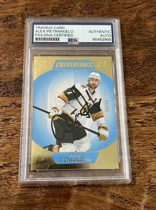 Alex Pietrangelo IP Signed Upper Deck Card Psa Dna Coa Slab Golden Knights Auto - Picture 1 of 2