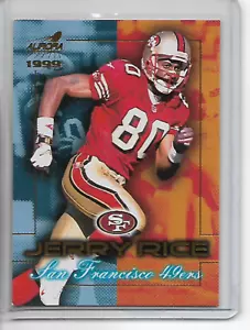 1999 Pacific Aurora Jerry Rice Championship Fever Insert Card - Picture 1 of 1