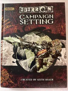 D&D 3.5 Eberron Campaign Setting Dungeons & Dragons Game Fantasy RPG 1st Print - Picture 1 of 9