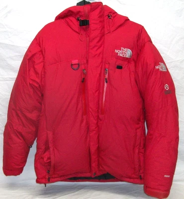 Abrigo Chaqueta de Plumón Para Hombre Rojo "The North Face" Summit Series 800 Talla Mediana EXL! Foto 1 de 4
