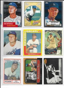 RIESIGES DON DRYSDALE 50 KARTEN 35 VERSCHIEDENE LOT a LA DODGERS - Bild 1 von 1
