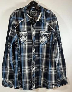 Buckle Black Snap Front Men's Shirt. No. 48. Athletic Fit Western Sz XL - Picture 1 of 10