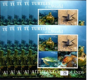 UR 10X AITUTAKI - MNH - NATURE - SEA TURTLES - 2020 - Bild 1 von 1