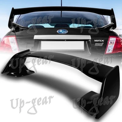 Alerón de maletero ABS pintado negro estilo STI para Subaru Impreza WRX 2008-2014 Foto 1 de 4