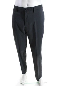 DKNY Mens Pleated Front Slim Leg Tapered Dress Pants Gray Size 34/32 - Picture 1 of 6